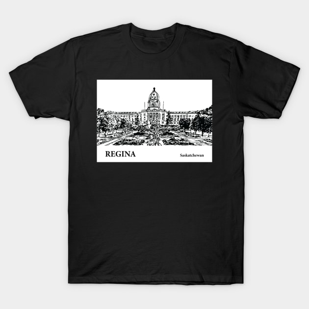 Regina Saskatchewan T-Shirt by Lakeric